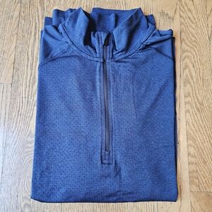 RHONE Navy Quarter-Zip Pullover Men's Size L